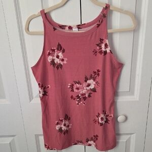 No Boundaries Rose Floral Tank Top